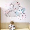 i2862 63212 aquarelle wall sticker family of bunnies with hearts lg