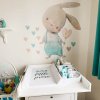 i2861 20389 bunny sticker with a heart wall sticker lg