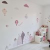 i2527 10592 wall stickers hills and balloons in pink lg