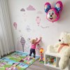 i2527 84682 wall stickers hills and balloons in pink lg