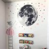 i2634 15370 self adhesive wall sticker moon and a girl on a ladder lg