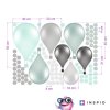 i2101 33861 self adhesive balloon stickers in mint colour in norwegian style lg