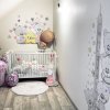 i2803 11610 wall sticker teddy bear with stars in pink lg