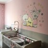 i2803 87248 wall sticker teddy bear with stars in pink lg