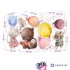 i3055 80203 stickers above the bed animals with balloons in pastel colours lg