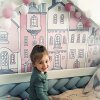 i386 32122 wall stickers pink houses lg
