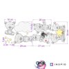 i2592 28336 wall stickers teddy bears above the crib with a name lg