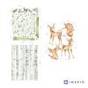 i2896 66630 playful deers in birch forest stickers for childrens room lg