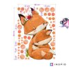 i3089 24799 above bed sticker hugging foxes inspio original collection adsuzi art lg