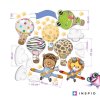 i2609 93580 colourful animal stickers lg