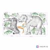 i2917 83960 wall stickers elephant and zebra from safari lg