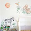 i2917 52426 wall stickers elephant and zebra from safari lg