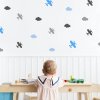 20418 nalepky do izby s motivom lietadielok a oblacikov nalepky na stenu pre chlapcov full