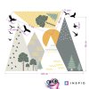 i3367 73793 wall stickers hills with setting sun lg
