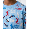 Skladom Detské pyžamo Futbal sv.modrá/modrá