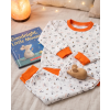 Skladom Detské pyžamo Mini Myška šedá/oranžová
