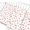 Povlečení do postýlky, bavlna, 2D sada, Kačenky - bílá, pudrově růžová (Velikost povlečení 120x90)