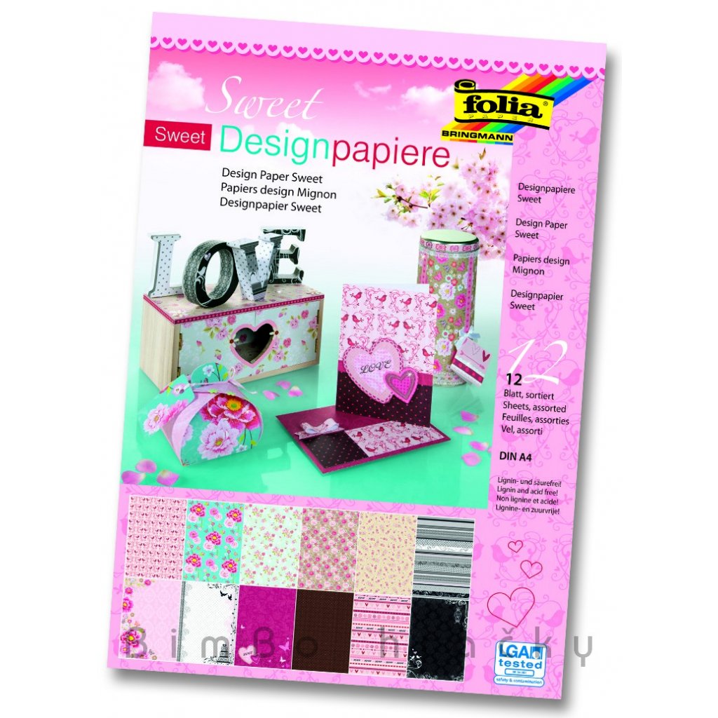 11249 Designpapier Block Sweet