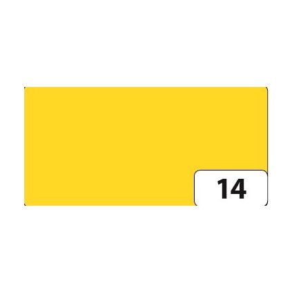 Barevný karton 160g banánově žlutá 14 A4 100 ks