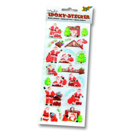 16203 Epoxy Sticker Weihnachten Set3