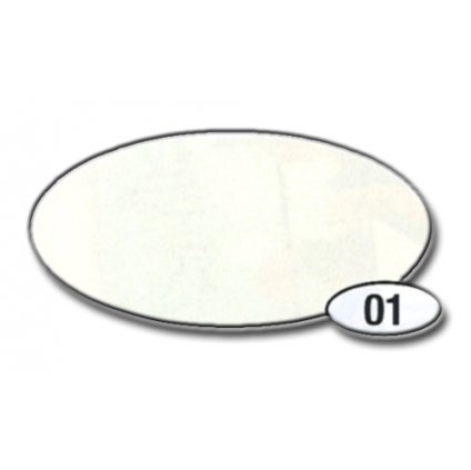 Barevný karton 130g perlově bílá 01  A4 /10 ks