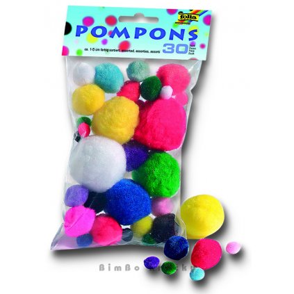 50309 Pompons 30Stueck