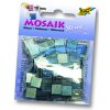 61202 Mosaiksteine Glitter 10x10mm blau