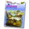 61204 Mosaiksteine Glitter 10x10mm braun