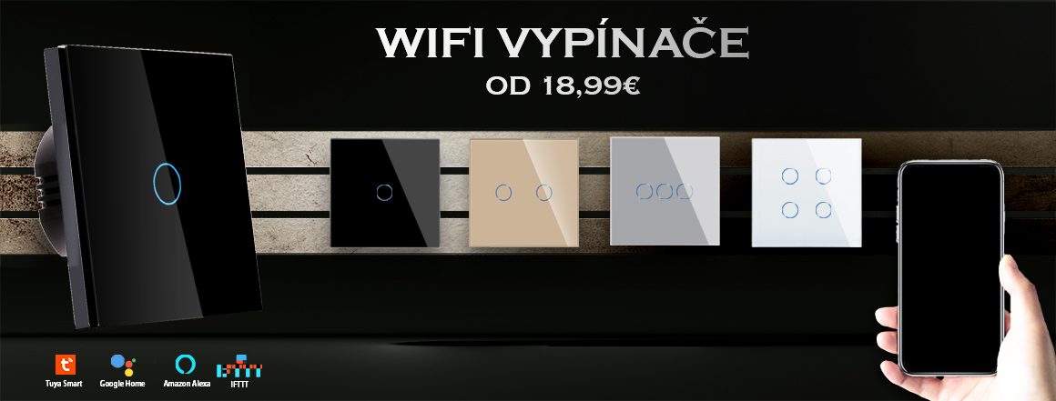 Nové WIFI vypínače