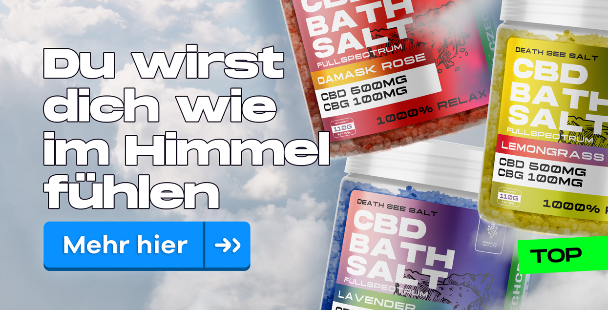 Salzen Sie Ihr Bad und regenerieren Sie Körper und Geist!