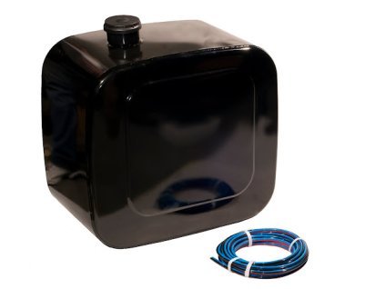 Olejová nádrž kovová 160L s držiakom na uchytenie