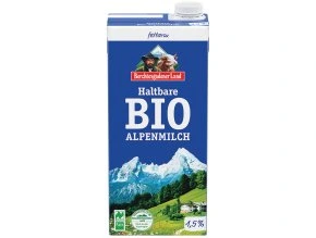 Mléko trvanlivé alpské polotučné BIO