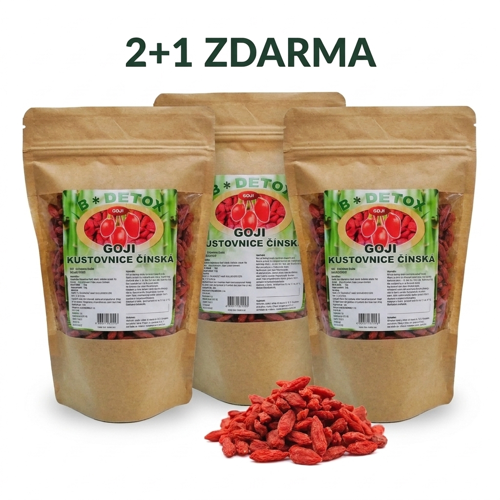 Goji kustovnice čínská 500 g 2 + 1 ZDARMA