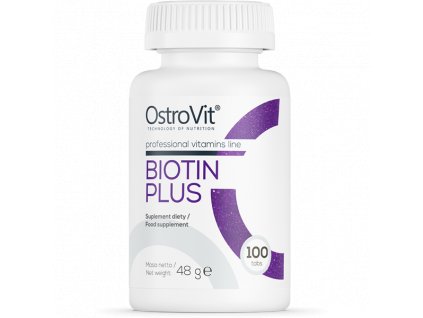 OstroVit Biotin Plus 100 tabs 25039 1