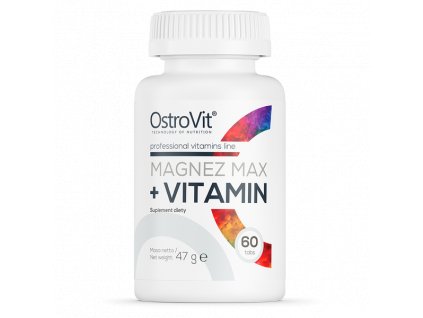 pol pl OstroVit Magnez MAX Vitamin 60 tabletek 16774 1