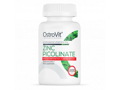 pol pl OstroVit Pikolinian Cynku 200 tabletek 25298 1