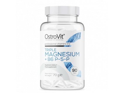 eng pl OstroVit Triple Magnesium B6 P 5 P 90 caps 25690 1