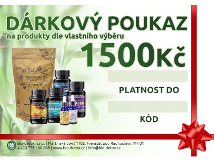 A5 poukaz CZ 1500