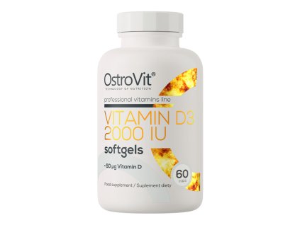 eng pl OstroVit Vitamin D3 2000 IU 60 capsules 20690 1
