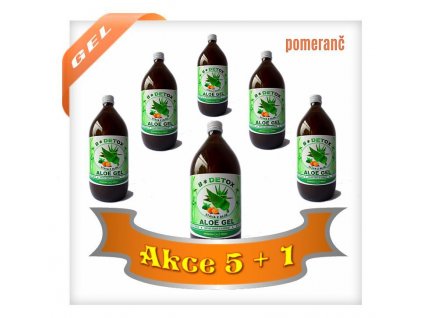 Aloe GEL na Detoxikaci AKCE 5+1 ZDARMA