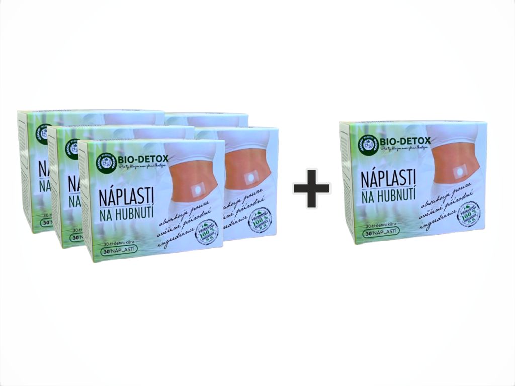 Bio-Detox Magnetické náplasti na hubnutí 6 x 30ks
