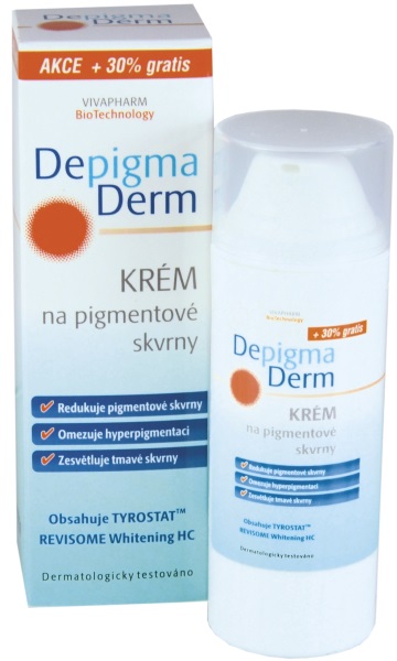 Levně VIVACO Krém na pigmentové skvrny DepigmaDerm VIVAPHARM 50ml