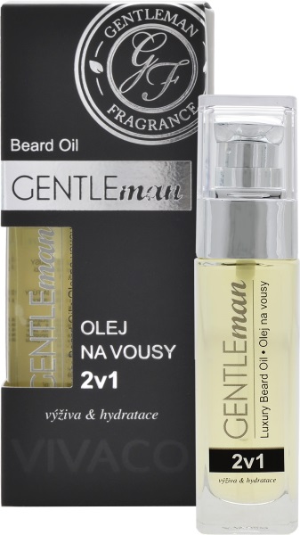 VIVACO Olej na vousy 2v1 GENTLEMAN 30ml