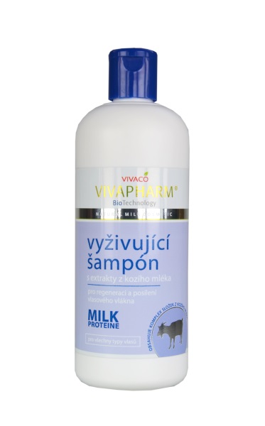 Levně Šampon na vlasy s kozím mlékem VIVAPHARM 400ml