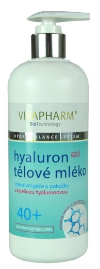 Levně VIVACO Tělové mléko s kyselinou hyaluronovou VIVAPHARM 400ml