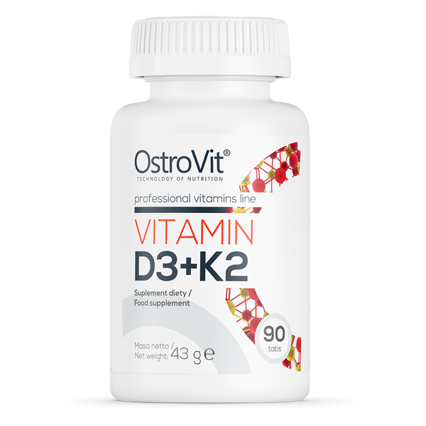OstroVit VItamín D3 + K2 90 tabletek