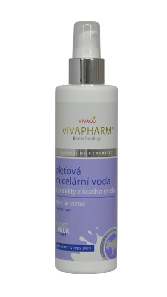 Micelární voda s kozím mlékem VIVAPHARM 200ml