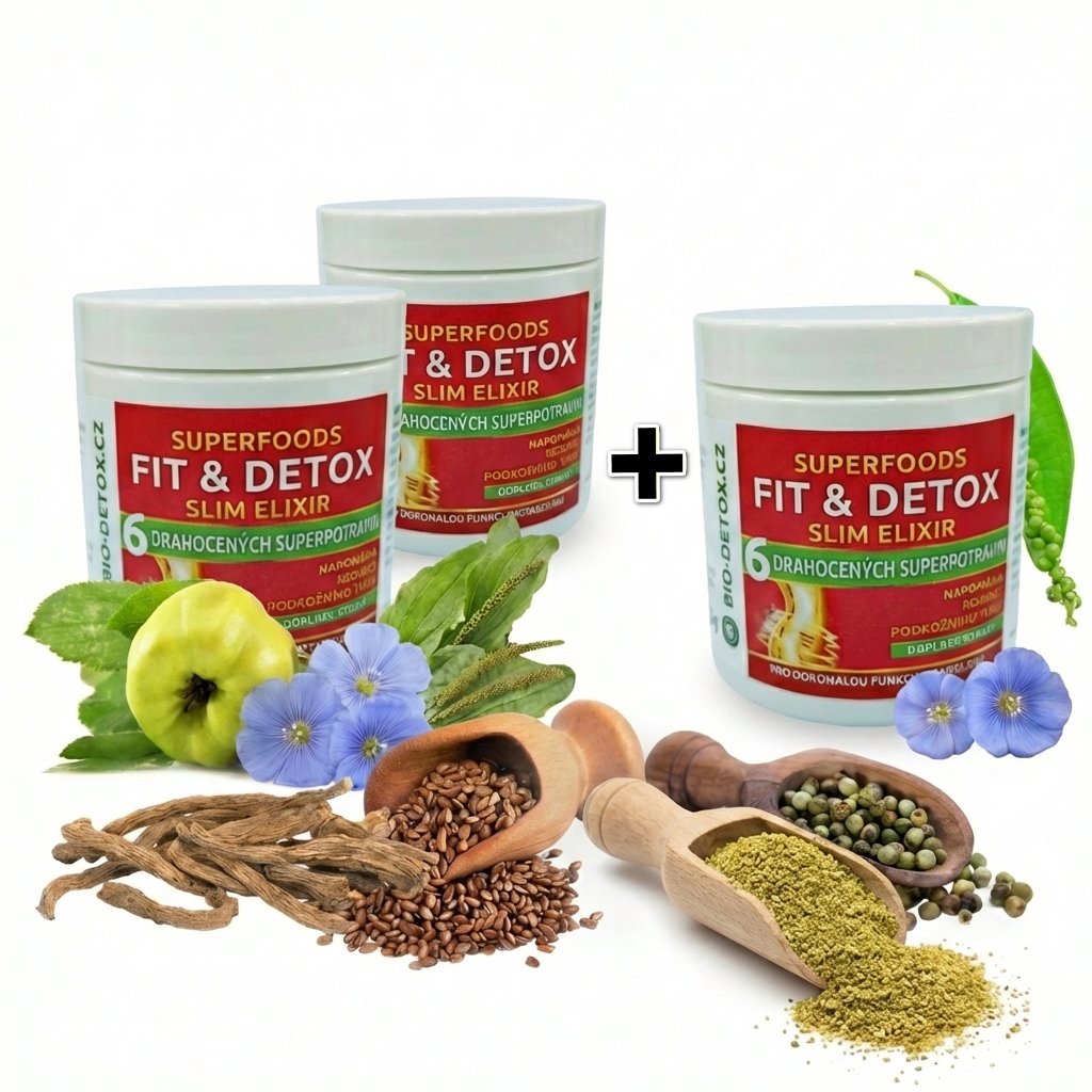 Levně Bio-Detox FIT & DETOX zeštíhlující elixír 2 +1 zdarma