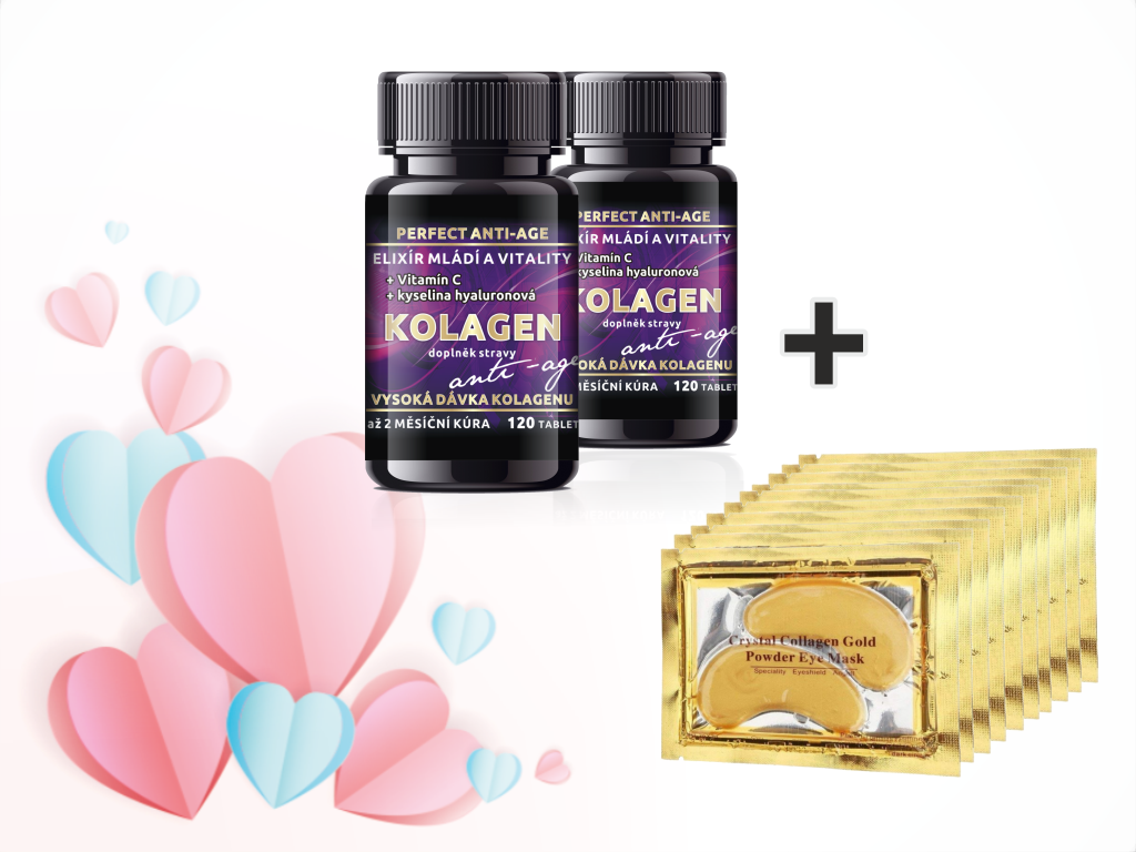 Kolagen Anti-Age 120 tbl 2 + 10x oční maska ZDARMA