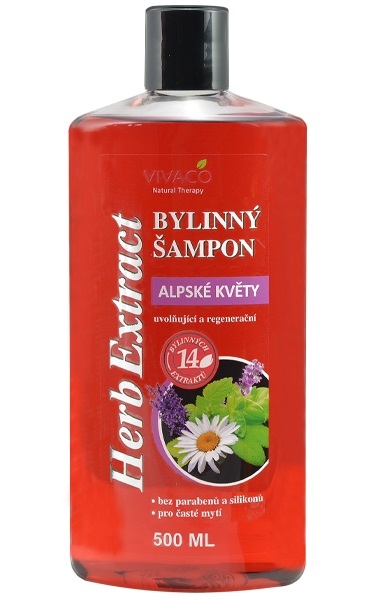 Levně VIVACO Bylinný šampon Alpské květy HERB EXTRACT